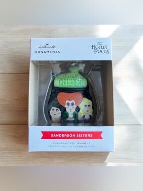 NEW Hallmark Hocus Pocus Sanderson Sisters Tree Ornament Halloween Christmas
